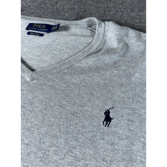 Ralph Lauren Other - Polo Ralph Lauren Sweater Mens XL Pima Cotton Heather V Neck Pony Logo Pullover